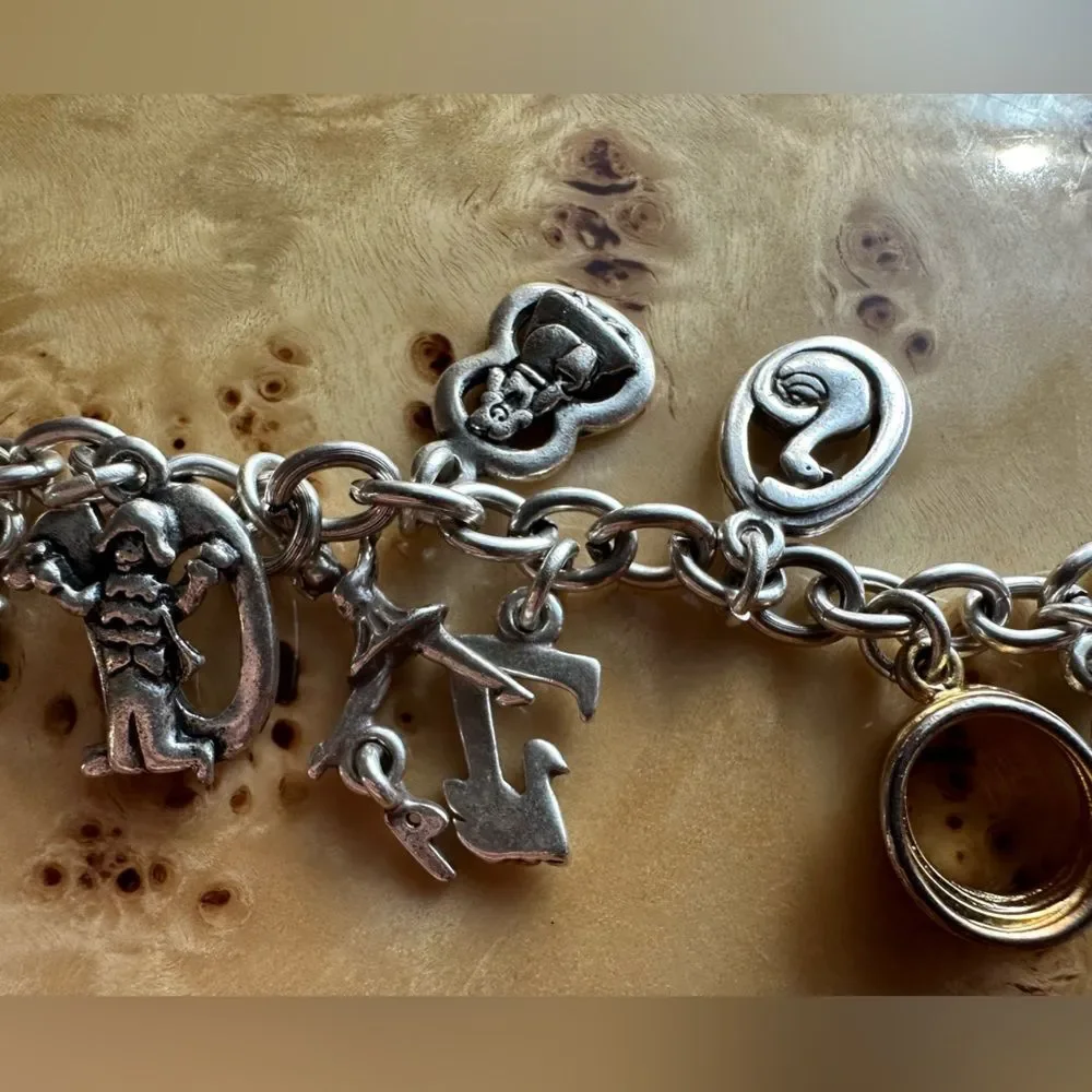 Chunky Twelve Days of Christmas Charm Bracelet